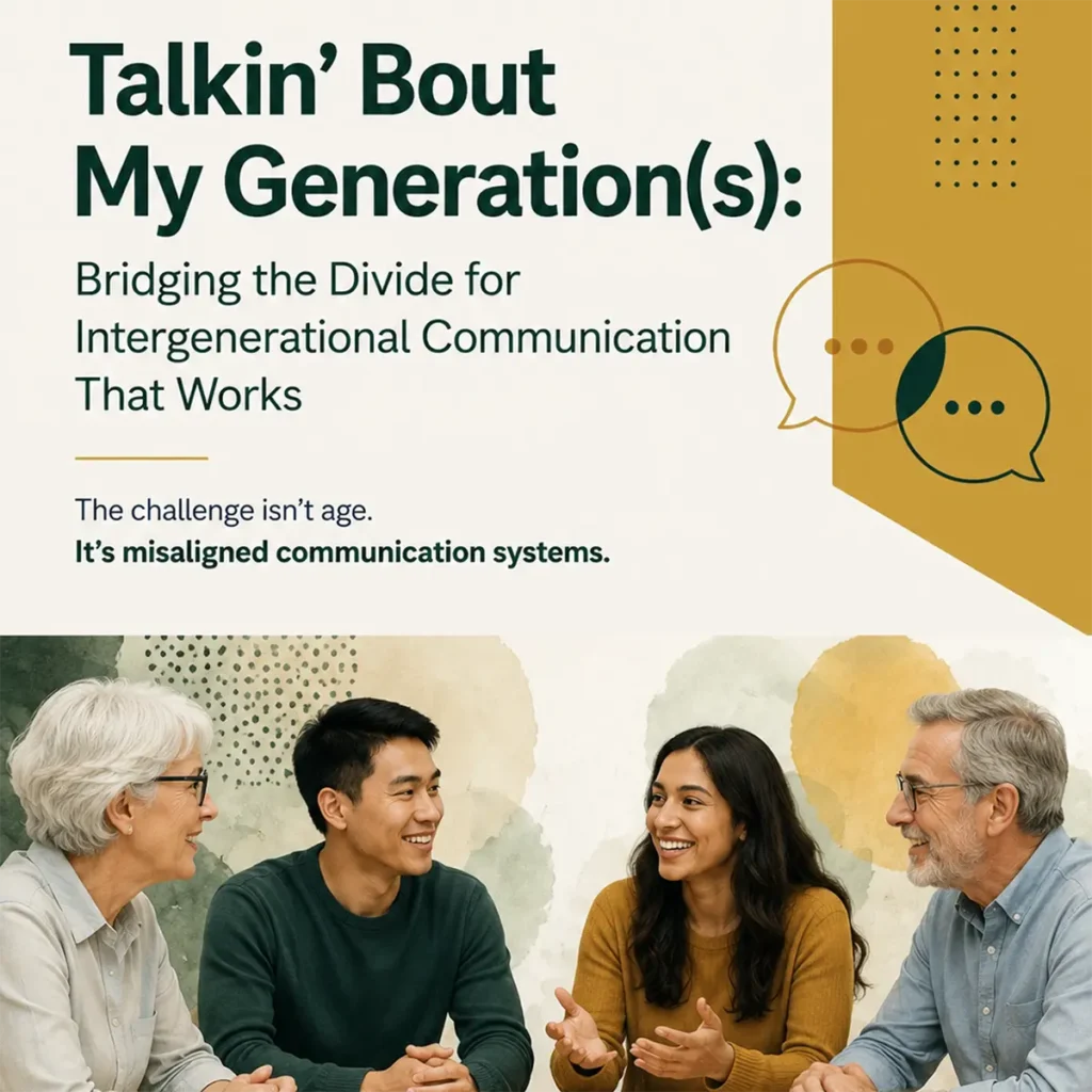 Talkin’ Bout My Generation(s): Bridging the Divide for Intergenerational Communication that Works - Emmanuella Grace